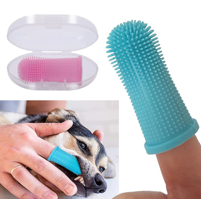 🦷 Silicone Finger Toothbrush – Gentle Dental Tool for Pets