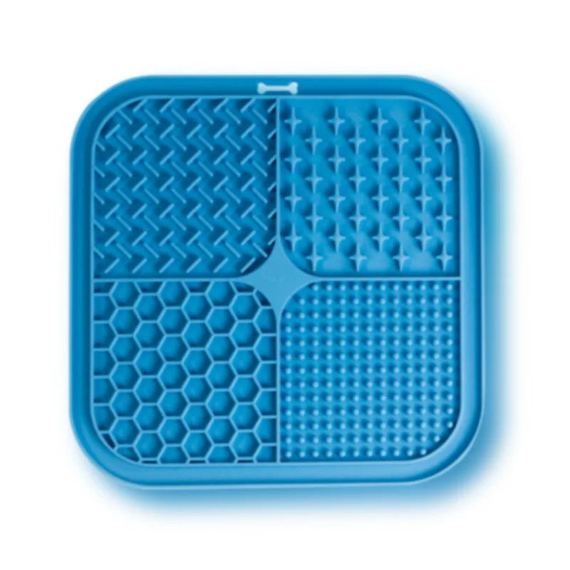 🐾 Silicone Lick & Slow-Feeding Mat with Suction Base