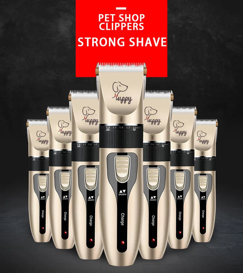 ✂️ Rechargeable Pet Clipper Grooming Kit – All-in-One Trimmer Set