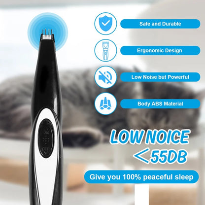 ✂️ Rechargeable Pet Clipper Grooming Kit – All-in-One Trimmer Set