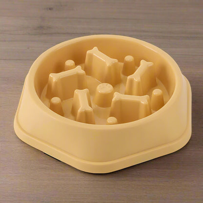 🐶 Anti-Gulp Slow Feeder Bowl – Healthy & Safe Mealtime