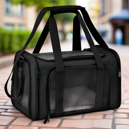 👜 Ventilated Pet Carrier Bag – Airline Approved Travel