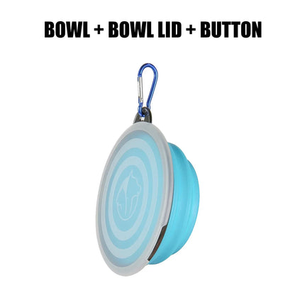 🥣 Collapsible Travel Bowl – Keychain Silicone Dish