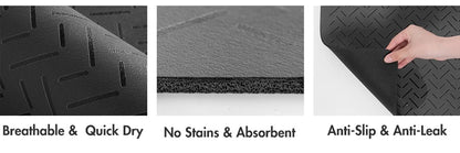 🐾 Waterproof Feeding Mat – Absorbent Placemat for Pet Bowls