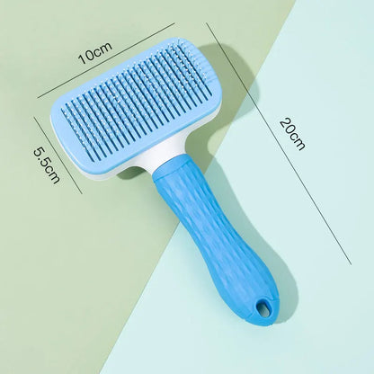 🐾 Grooming Shedding Brush – One-Push Stainless Steel Tool