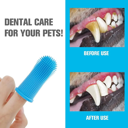 🦷 Silicone Finger Toothbrush – Gentle Dental Tool for Pets