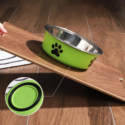🥣 Stainless Steel Pet Bowl – Non-Slip & Durable