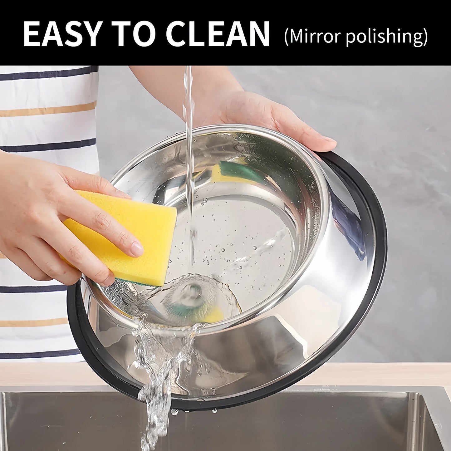 🥣 Stainless Steel Pet Bowl – Durable & Eco-Friendly