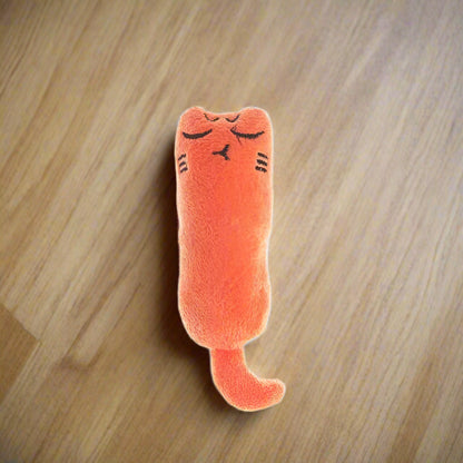 😺 Thumb-Shaped Catnip Plush Pillow – Cute & Bite-Resistant Toy