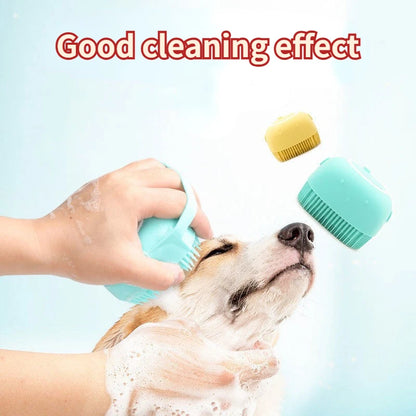 🛁 Soft Silicone Pet Bath Sponge – Gentle Grooming