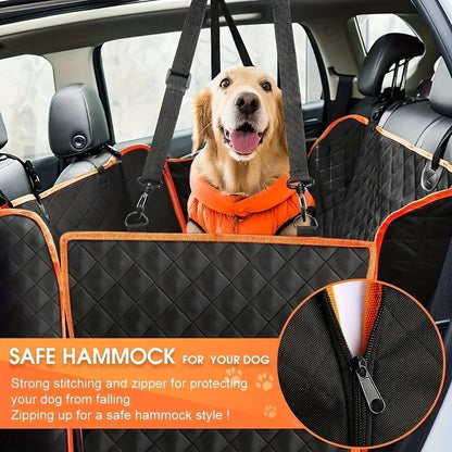 🚗 Waterproof Dog Car Seat Cover – Hammock Style Protector