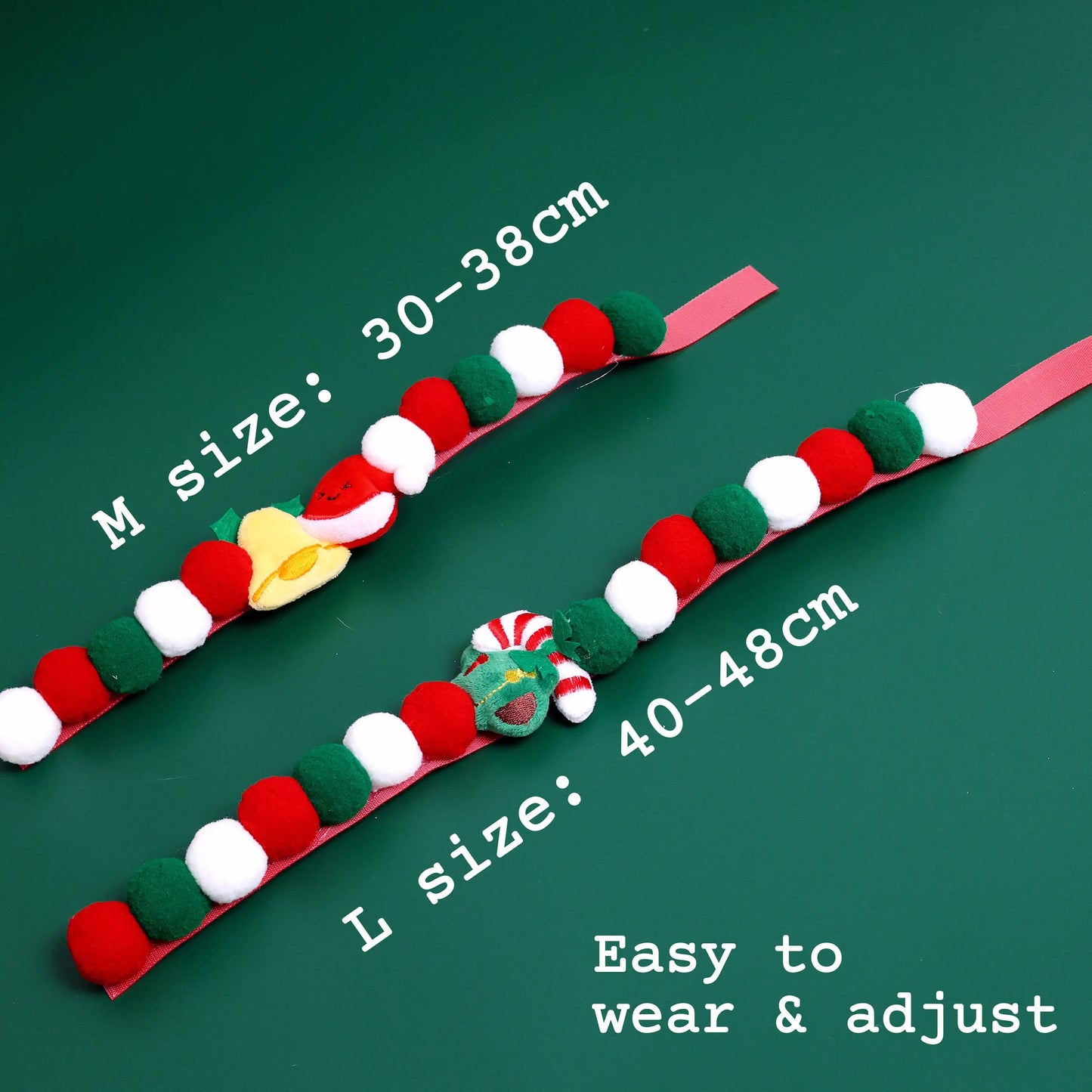 🐾 Vibrant Holiday Bandana – Handmade Festive Scarf