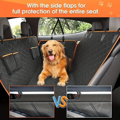 🚗 Waterproof Dog Car Seat Cover – Hammock Style Protector