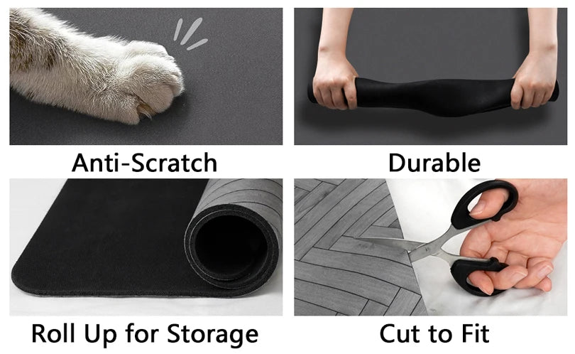 🐾 Waterproof Feeding Mat – Absorbent Placemat for Pet Bowls