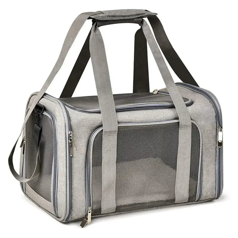 👜 Ventilated Pet Carrier Bag – Airline Approved Travel
