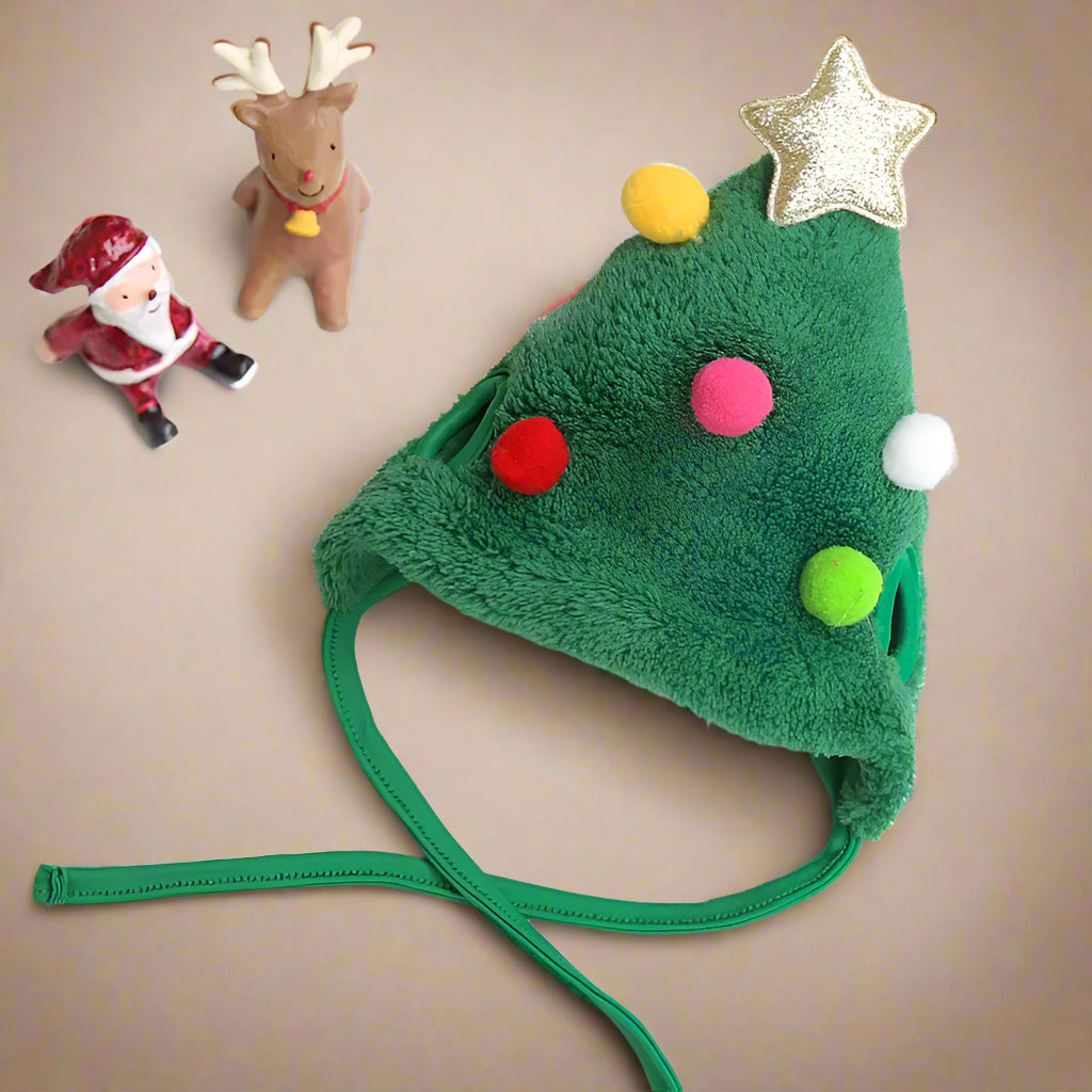 🎅 Festive Dog Hat & Bandana – Christmas Cosplay for Pets