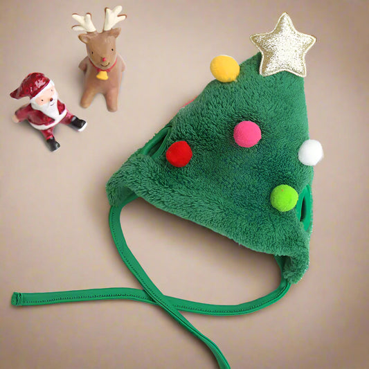 🎅 Festive Dog Hat & Bandana – Christmas Cosplay for Pets