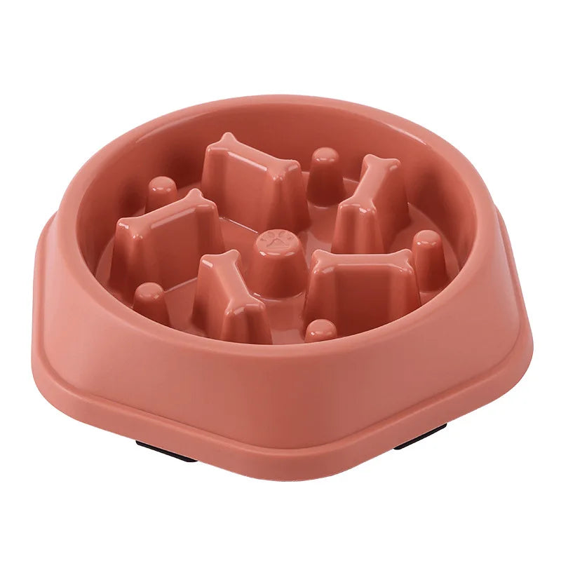 🐶 Anti-Gulp Slow Feeder Bowl – Healthy & Safe Mealtime