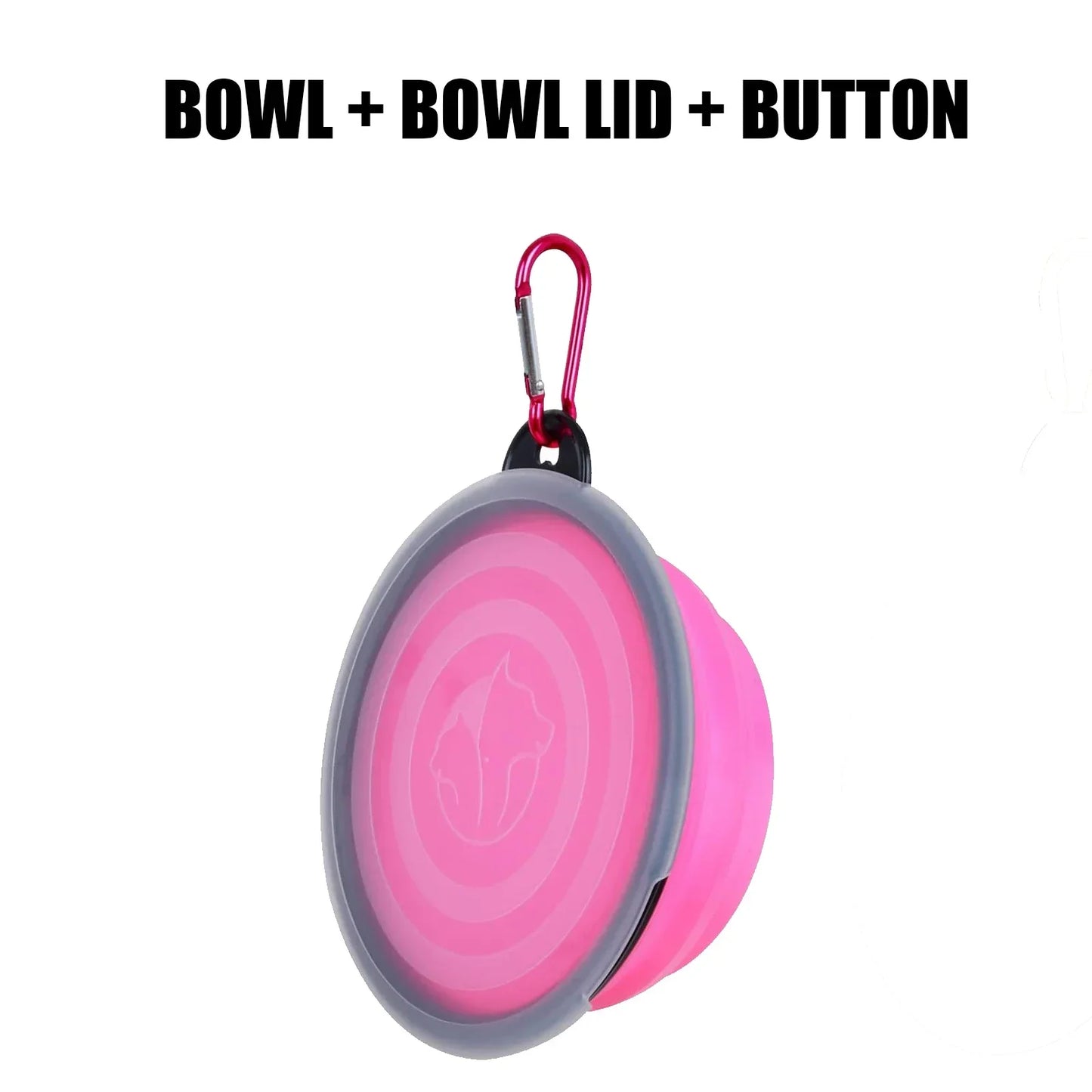 🥣 Collapsible Travel Bowl – Keychain Silicone Dish