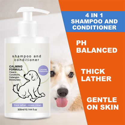 🐶 Calming Dog Shampoo – 4 in 1