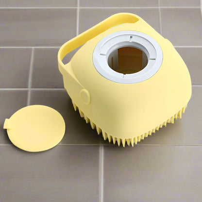 🛁 Soft Silicone Pet Bath Sponge – Gentle Grooming