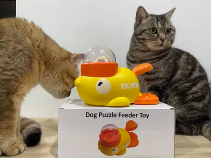 🦆 2-in-1 Interactive Dog Toy & Treat Dispenser – Fun, Smart & Healthy Playtime