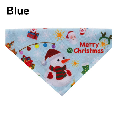 🎅 Christmas Pet Bandana – Santa Scarf for Dogs & Cats