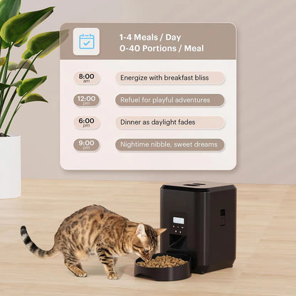 🕒 Smart Automatic Pet Feeder – Timed & Measured Feeding for Cats & Dogs