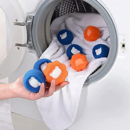 🐾 Pet Hair Remover Laundry Balls – Reusable Wash Filter