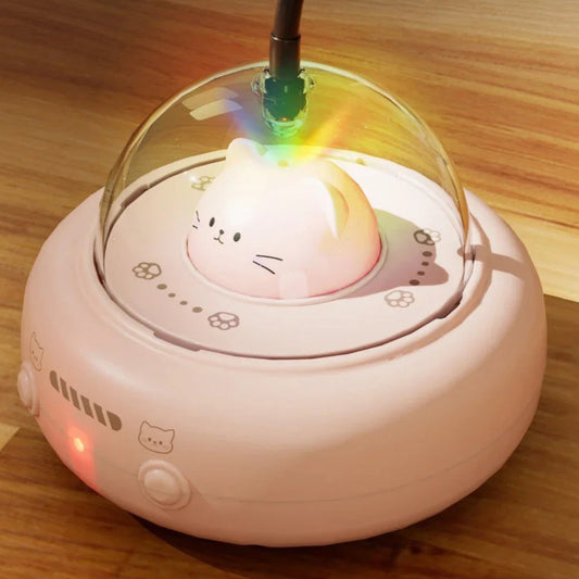 🛸 Smart Teaser UFO Cat Toy – Motion-Activated Fun
