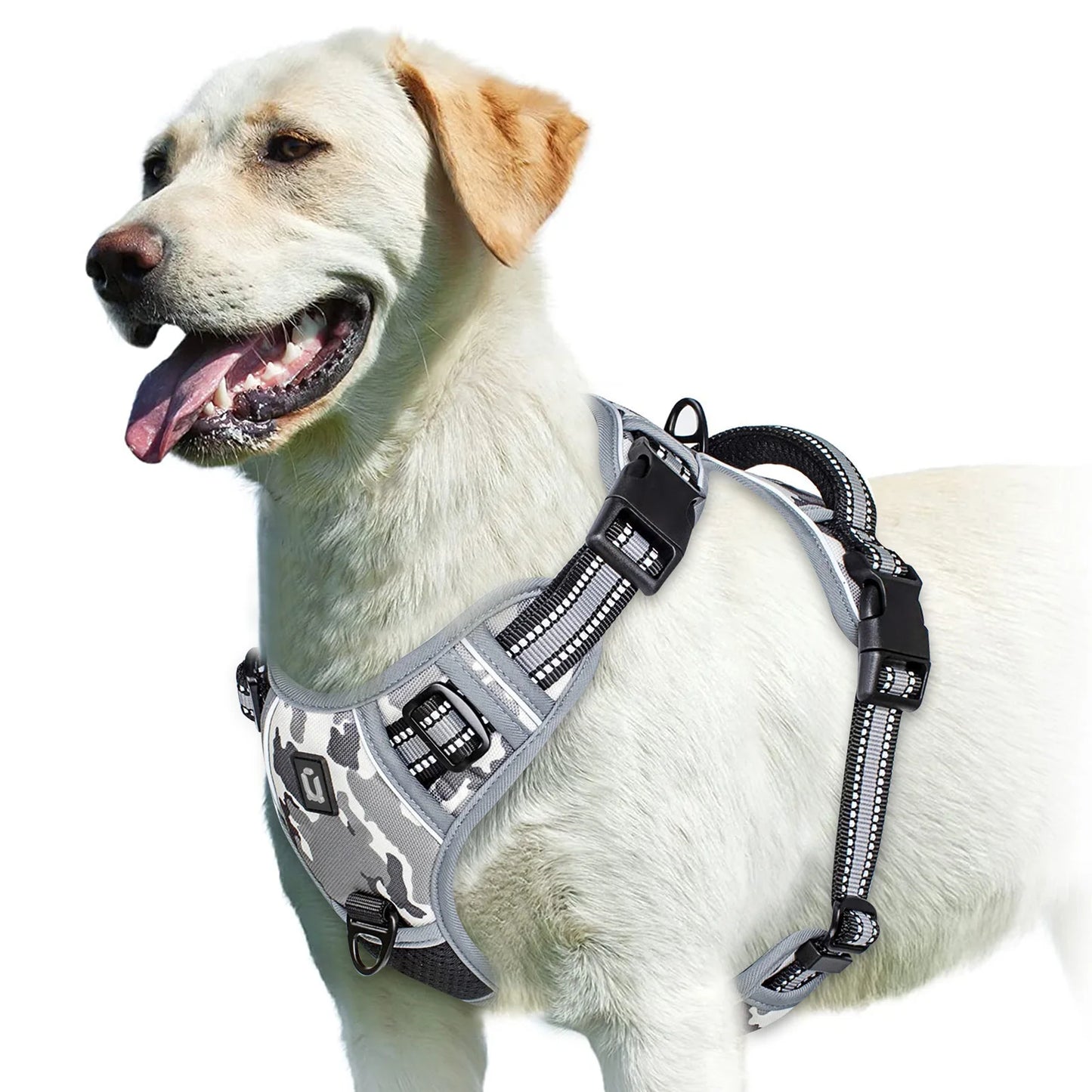 🐕 No-Pull Padded Dog Vest with Control Handle