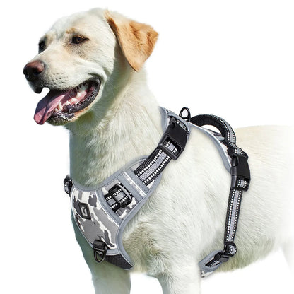 🐕 No-Pull Padded Dog Vest with Control Handle