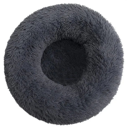 🛏️ Plush Round Pet Bed – Ultra Soft & Winter-Warm
