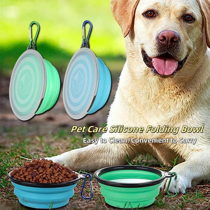 🥣 Collapsible Travel Bowl – Keychain Silicone Dish
