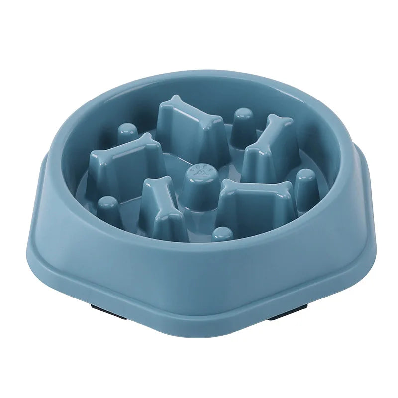 🐶 Anti-Gulp Slow Feeder Bowl – Healthy & Safe Mealtime