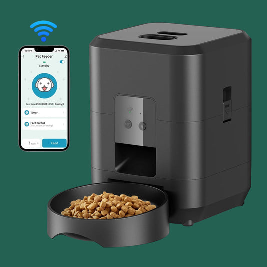 🕒 Smart Automatic Pet Feeder – Timed & Measured Feeding for Cats & Dogs