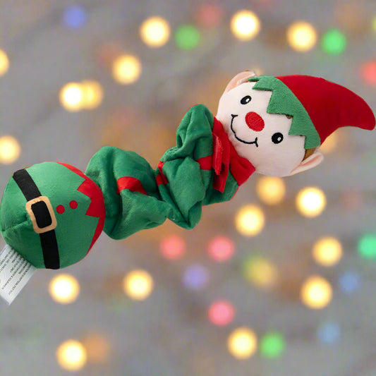 🐧 Elf Penguin Squeaky Toy – Festive Audio Fun